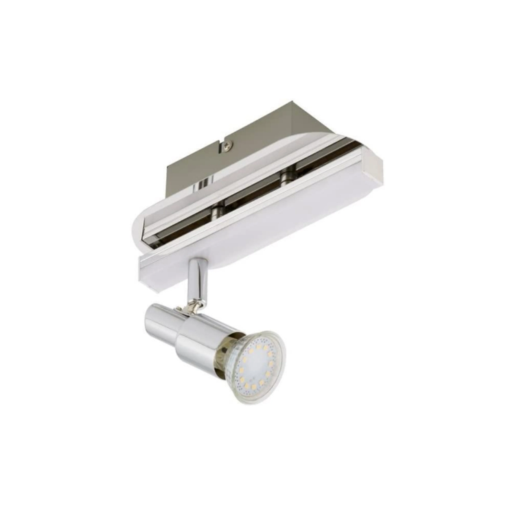 BRILONER LED Spotlight REN, 1xGU10/3W/230V & LED/4W, 22x14,6 cm, Chrom