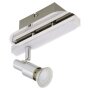 BRILONER LED Spotlight REN, 1xGU10/3W/230V & LED/4W, 22x14,6 cm, Chrom