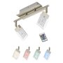 BRILONER Leuchten LED Deckenstrahler, Farbsteuerung/Farbwechsel mit Fernbedienung