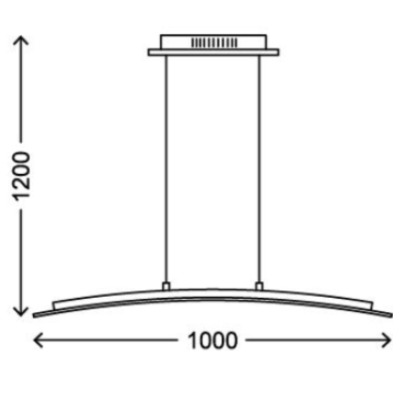 BRILONER LED Pendellampe Hängeleuchte Lampe Leuchte...