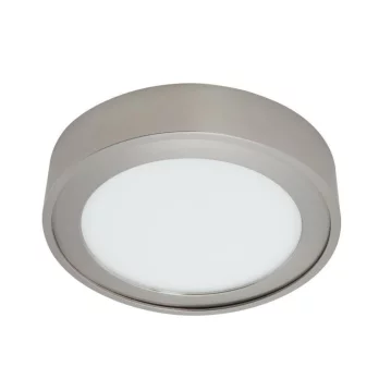 BRILONER LED Deckenleuchte UP Rund Nickelmatt