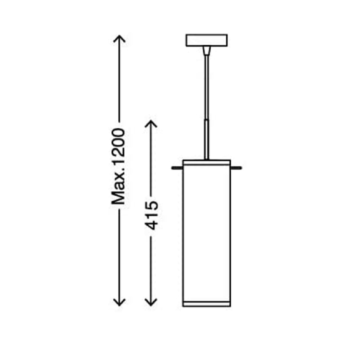 BRILONER LED Dimmbarer Seilleuchte LED/5W/230V