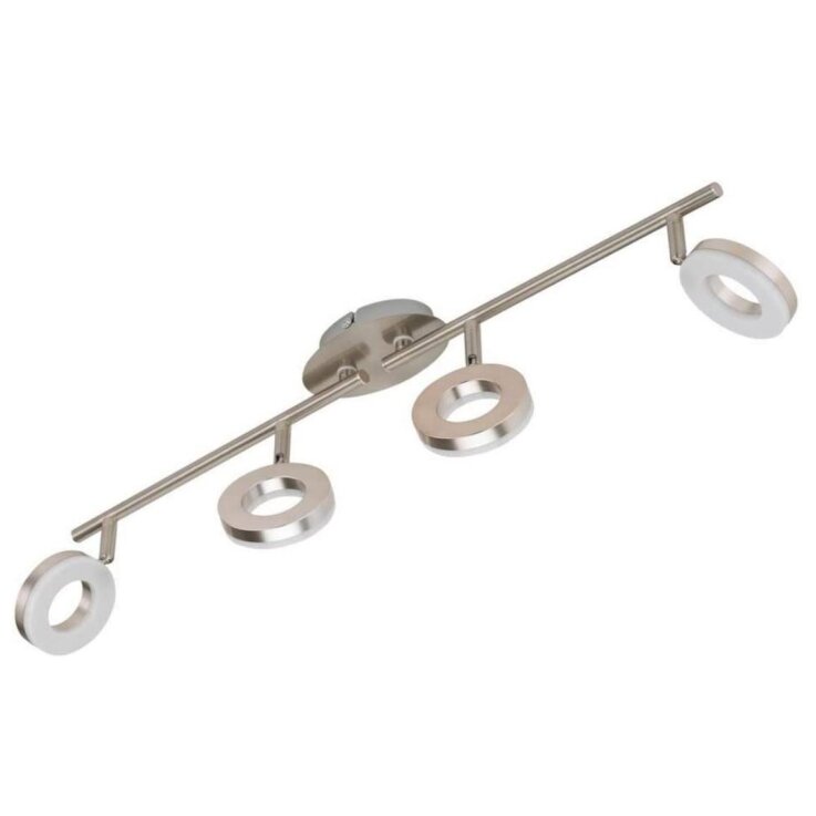 BRILONER LED Deckenleuchte, 4 x 4 W, 330 lm, matt-nickel