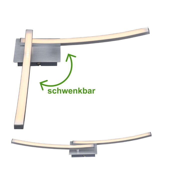 BRILONER Leuchten LED Deckenleuchte, schwenkbare Arme