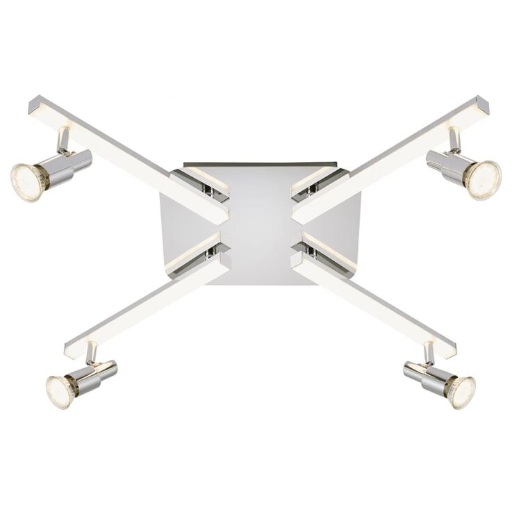 BRILONER Leuchte, LED Spot,Strahler 8-flammig"REN", getrennt Schaltbar