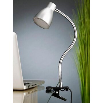BRILONER Klemmlampe mit Flexarm titan (2615-014P)