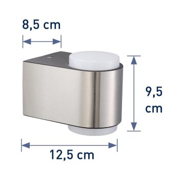 LED-Außenwandleuchte Sindia