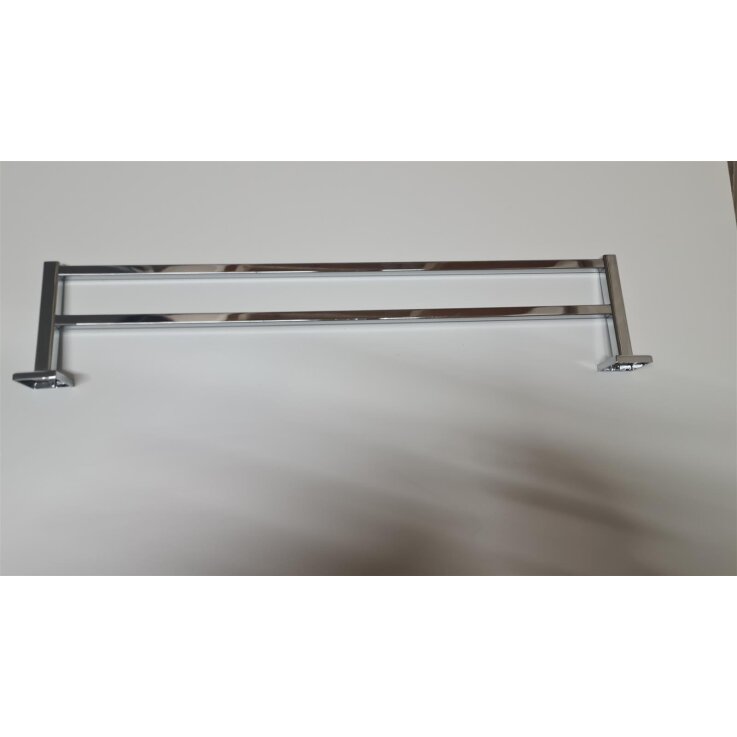 Wand Handtuchhalter 2 Stangen chrom