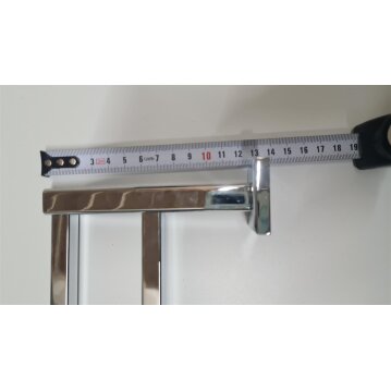 Wand Handtuchhalter 2 Stangen chrom