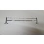 Wand Handtuchhalter 2 Stangen chrom