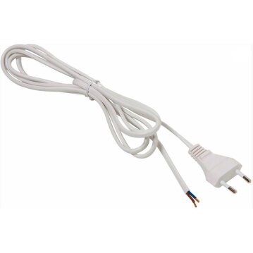 Verbindungskabel mit Stecker weiß 2 m