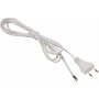 Verbindungskabel mit Stecker wei&szlig; 2 m