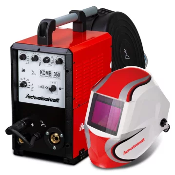 SCHWEISSKRAFT Multifunktionsinverter KOMBI 350 Aktionsset