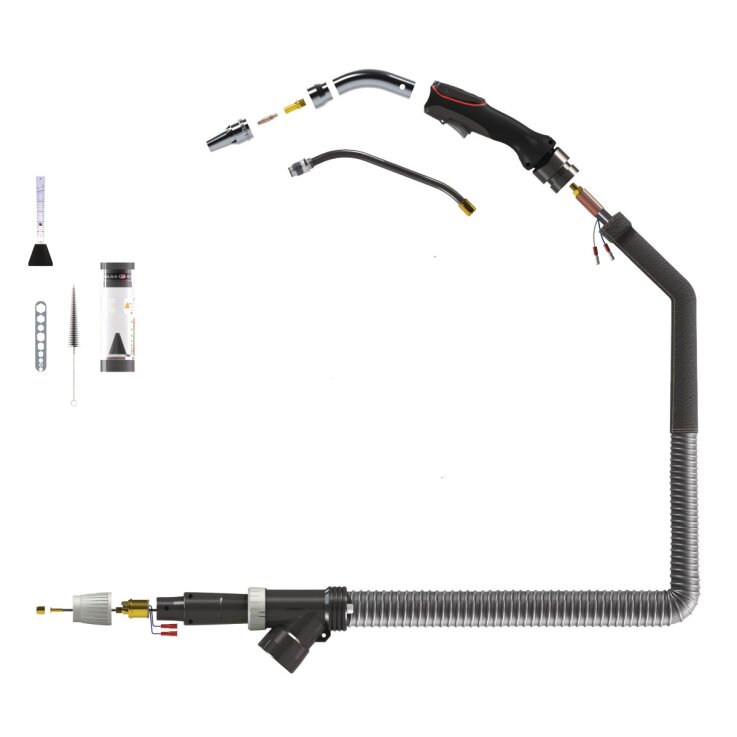 SCHWEISSKRAFT MIG/MAG-Absaugbrenner, luftgekühlt, S8XE/3m