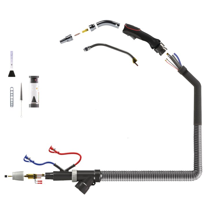 SCHWEISSKRAFT MIG/MAG-Absaugbrenner, wassergekühlt, S8XE/5m