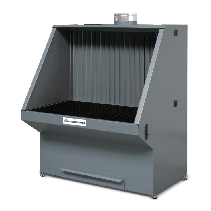 SCHWEISSKRAFT Schleiftisch für Absaugung, 1010 x 1060 x 1700