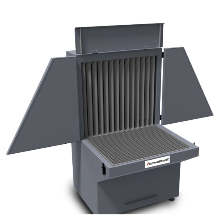 SCHWEISSKRAFT Schleiftisch für Absaugung, 1010 x 1060 x 1700