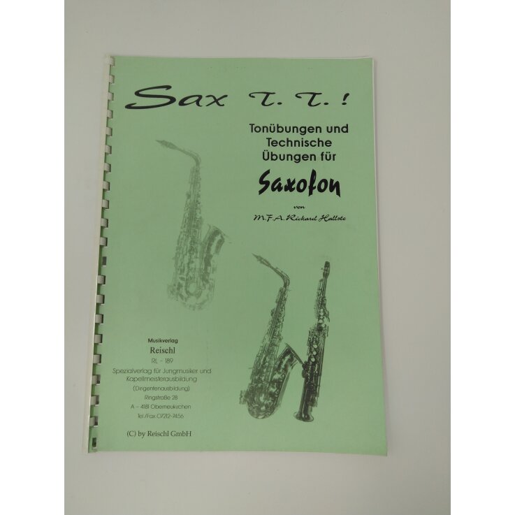SAX T.T / Tonübungen für Saxofon