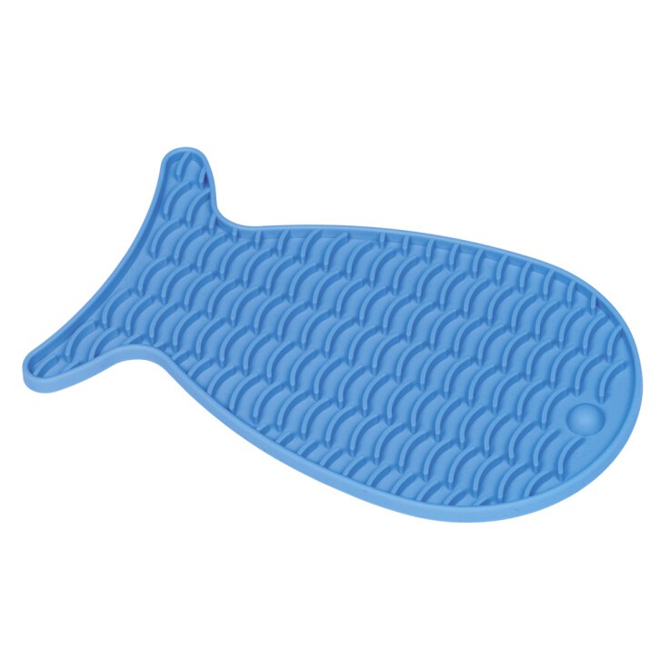 NOBBY Silikonnapf "Fish", blau, 23 x 13,5 cm