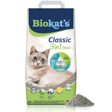 BIOKAT&acute;S Classic Fresh 3 in 1 Katzenstreu mit...