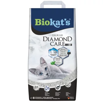 BIOKAT&acute;S Diamond Care classic Katzenstreu, 8 L