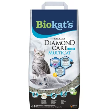 BIOKAT&acute;S Diamond Care Multicat fresh Katzenstreu, 8 L