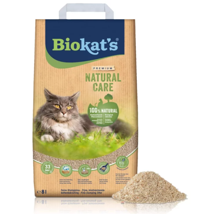 BIOKAT´S Natural Care Katzenstreu, 8 L