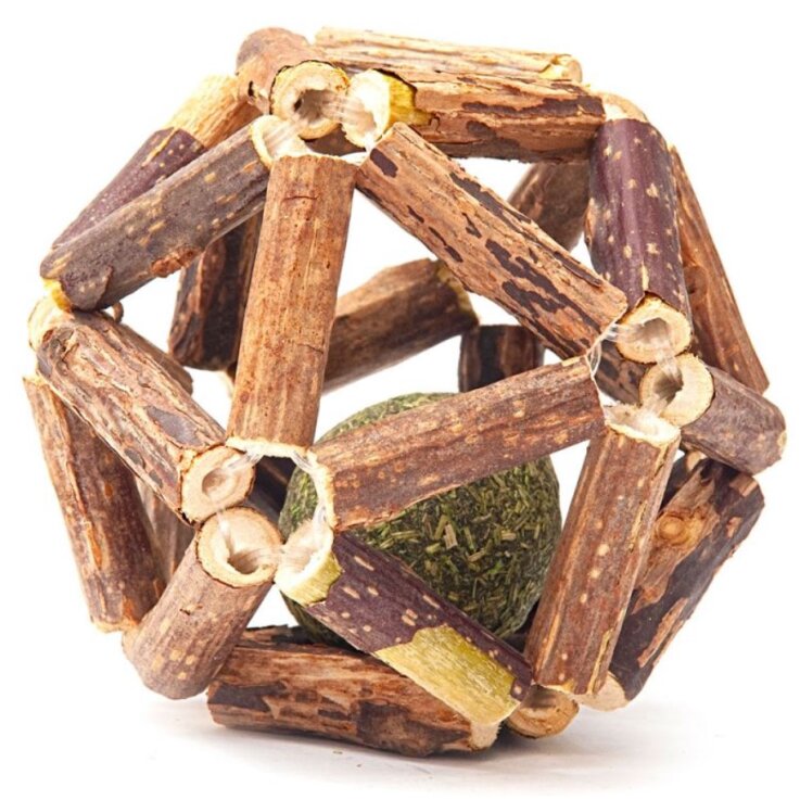 AUMÜLLER Silver Vine Dentalspielzeug Spielball, Ø 7 cm