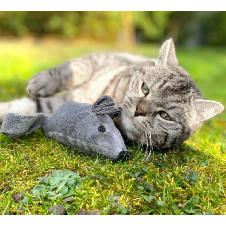 AUMÜLLER Katzenspielzeug Baldi-Maus