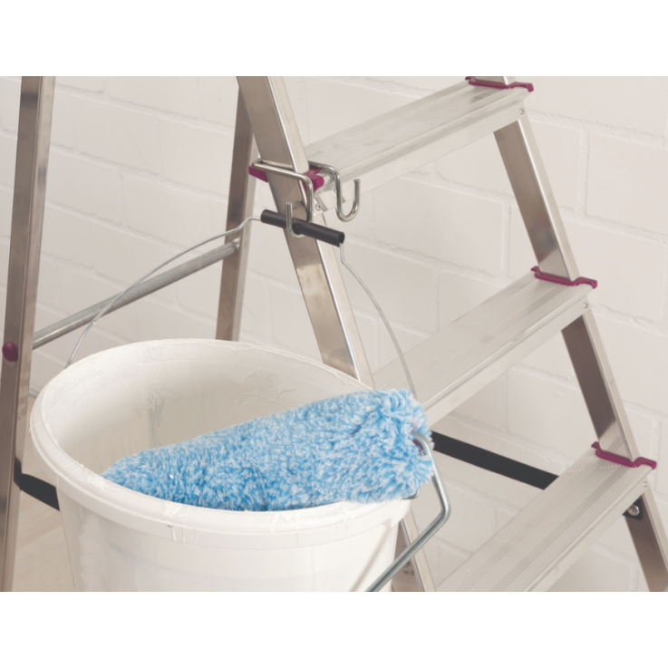 LUX-TOOLS Leiterhaken-Set aus Metall, 2 Stück