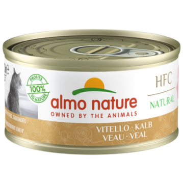 Katzen - Nassfutter ALMO NATURE HFC Natural Kalb, 70 g
