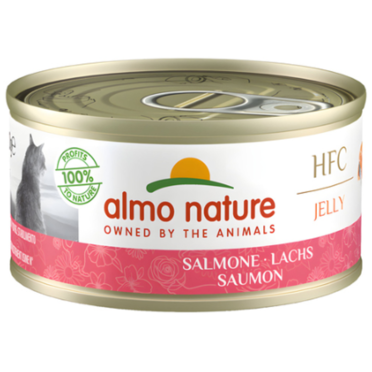 Katzen - Nassfutter ALMO NATURE HFC Jelly Lachs, 70 g