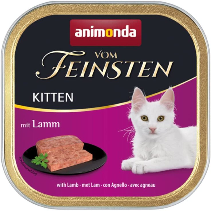 Katzen - Nassfutter ANIMONDA Vom Feinsten Kitten mit Lamm
