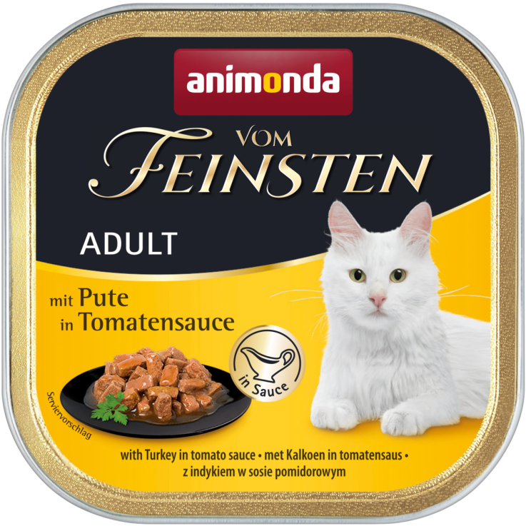 Katzen - Nassfutter ANIMONDA Vom Feinsten Grainfree, Pute + Tomate