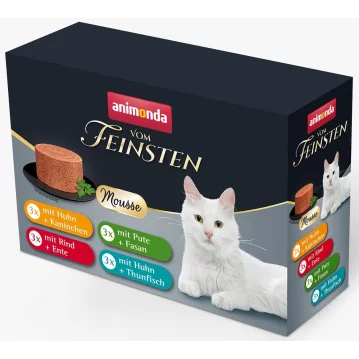 Katzen - Nassfutter ANIMONDA Vom Feinsten Mousse -...