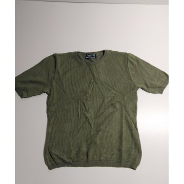 Beltinka Damen Pullover kurzarm, grün & grau,...