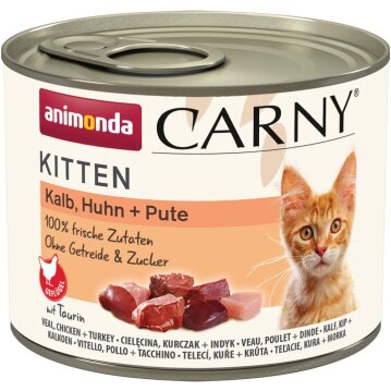 Katzen - Nassfutter ANIMONDA Carny Kitten Kalb, Huhn +...
