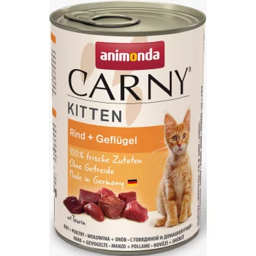 Katzen - Nassfutter ANIMONDA Carny Kitten Gefl&uuml;gel +...