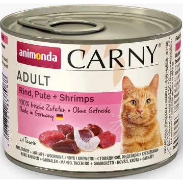 Katzen - Nassfutter ANIMONDA Carny Adult Rind + Pute +...