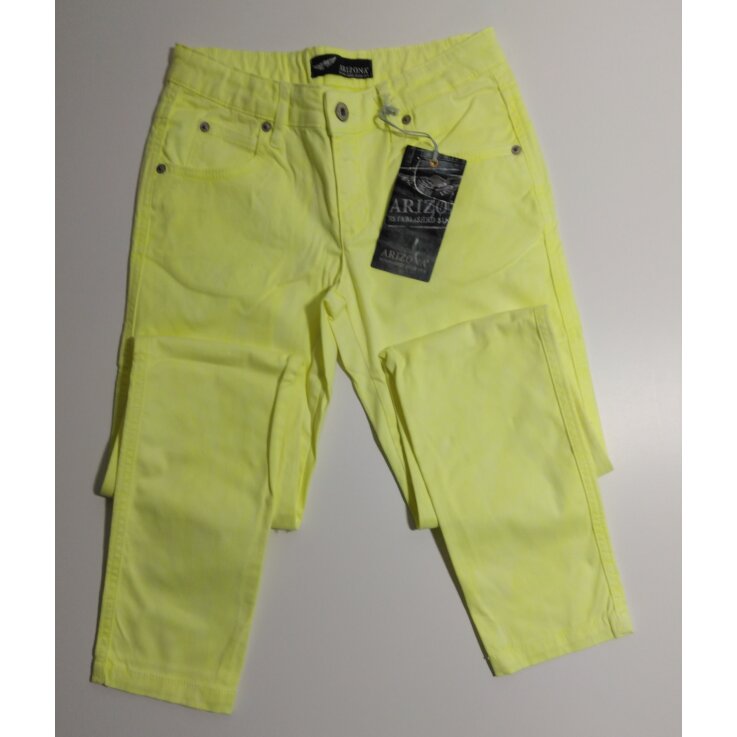ARIZONA Kinder - Hose, neongelb, Gr. 182