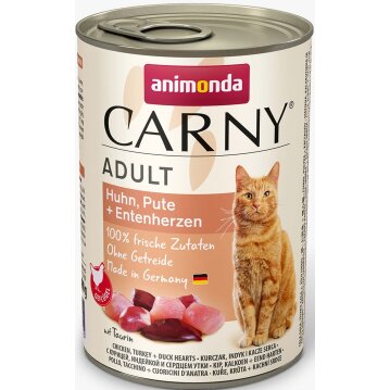 Katzen - Nassfutter ANIMONDA Carny Adult Huhn + Pute +...