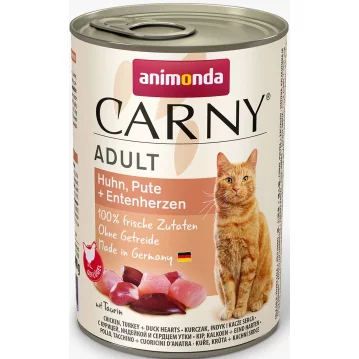 Katzen - Nassfutter ANIMONDA Carny Adult Huhn + Pute +...