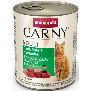 Katzen - Nassfutter ANIMONDA Carny Adult Rind + Pute +...