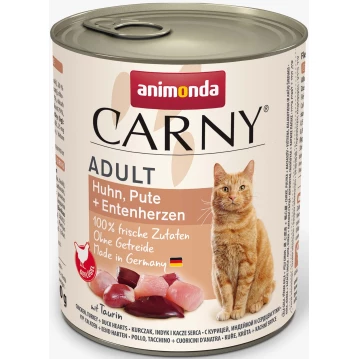 Katzen - Nassfutter ANIMONDA Carny Adult Huhn + Pute +...
