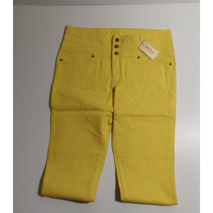 JOHN BANER Jeanshose, Größe: 44, gelb