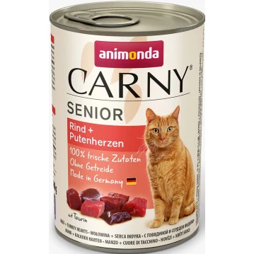 Katzen - Nassfutter ANIMONDA Carny Senior Rind +...