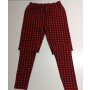 Arizona M&auml;dchen Jeggings rot &amp; schwarz kariert, Gr: 164/170