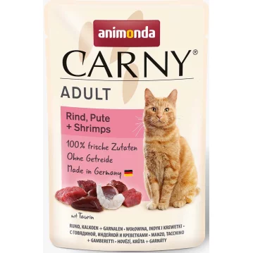 Katzen - Nassfutter ANIMONDA Carny Adult Rind + Pute +...