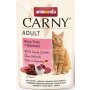 Katzen - Nassfutter ANIMONDA Carny Adult Rind + Pute + Shrimps, 85 g