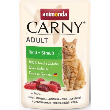Katzen - Nassfutter ANIMONDA Carny Adult Rind +...